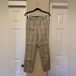 H&M Plaid Pants - Beige and Black